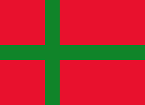 Bornholms eget flag.